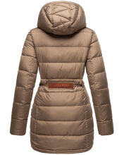 Navahoo Daliee Damen Winter Steppjacke B876 Taupe Gr&ouml;&szlig;e L - Gr. 40
