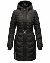 Navahoo Alpenveilchen Damen Winter Steppjacke B877 Schwarz Größe XXL - Gr. 44