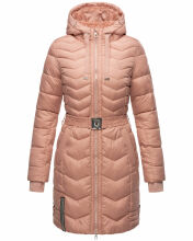 Navahoo Alpenveilchen Damen Winter Steppjacke B877 Rosa Gr&ouml;&szlig;e XL - Gr. 42
