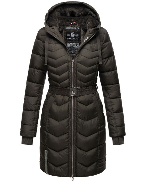 Navahoo Alpenveilchen Damen Winter Steppjacke B877 Anthrazit Größe XS - Gr. 34