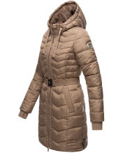 Navahoo Alpenveilchen Damen Winter Steppjacke B877 Taupe Gr&ouml;&szlig;e S - Gr. 36
