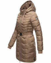 Navahoo Alpenveilchen Damen Winter Steppjacke B877 Taupe Gr&ouml;&szlig;e XXL - Gr. 44