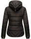Navahoo Renesmee Damen Winter Steppjacke mit Kapuze Schwarz-Gr.XS
