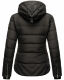 Navahoo Renesmee Damen Winter Steppjacke mit Kapuze Schwarz-Gr.S