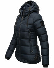 Navahoo Renesmee Damen Winter Steppjacke mit Kapuze Navy-Gr.XS