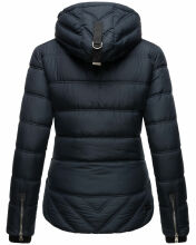 Navahoo Renesmee Damen Winter Steppjacke mit Kapuze Navy-Gr.XS