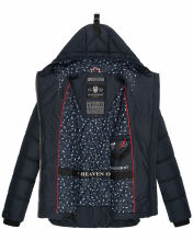 Navahoo Renesmee Damen Winter Steppjacke mit Kapuze Navy-Gr.XS