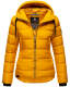 Navahoo Renesmee ladies winter hooded quilted jacket Gelb-Gr.XS