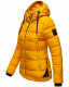 Navahoo Renesmee ladies winter hooded quilted jacket Gelb-Gr.XL