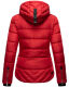 Navahoo Renesmee ladies winter hooded quilted jacket Rot-Gr.XS