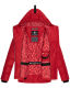 Navahoo Renesmee ladies winter hooded quilted jacket Rot-Gr.XS