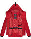 Navahoo Renesmee Damen Winter Steppjacke mit Kapuze Rot-Gr.S