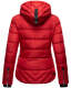 Navahoo Renesmee ladies winter hooded quilted jacket Rot-Gr.M