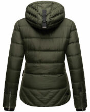 Navahoo Renesmee ladies winter hooded quilted jacket Olive-Gr.XS