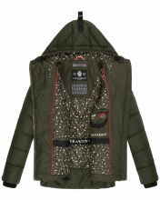 Navahoo Renesmee ladies winter hooded quilted jacket Olive-Gr.XS