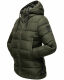 Navahoo Renesmee ladies winter hooded quilted jacket Olive-Gr.XS
