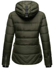 Navahoo Renesmee ladies winter hooded quilted jacket Olive-Gr.M