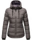 Navahoo Renesmee ladies winter hooded quilted jacket Dunkelgrau-Gr.XS