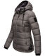 Navahoo Renesmee ladies winter hooded quilted jacket Dunkelgrau-Gr.XS