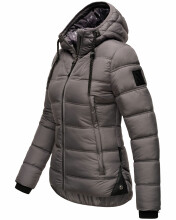 Navahoo Renesmee ladies winter hooded quilted jacket Dunkelgrau-Gr.XXL
