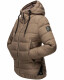 Navahoo Renesmee ladies winter hooded quilted jacket Taupe-Gr.XS