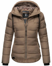 Navahoo Renesmee Damen Winter Steppjacke mit Kapuze...