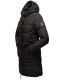 Marikoo Chaskaa Damen lange Winter Steppjacke mit KunstfellKragen Schwarz-Gr.XXL