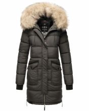 Marikoo Chaskaa ladies long winter quilted jacket with...