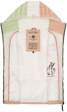 Navahoo Shadaa Multikulti ladies vest sleeveless quilted vest Pastel-Gr.XL