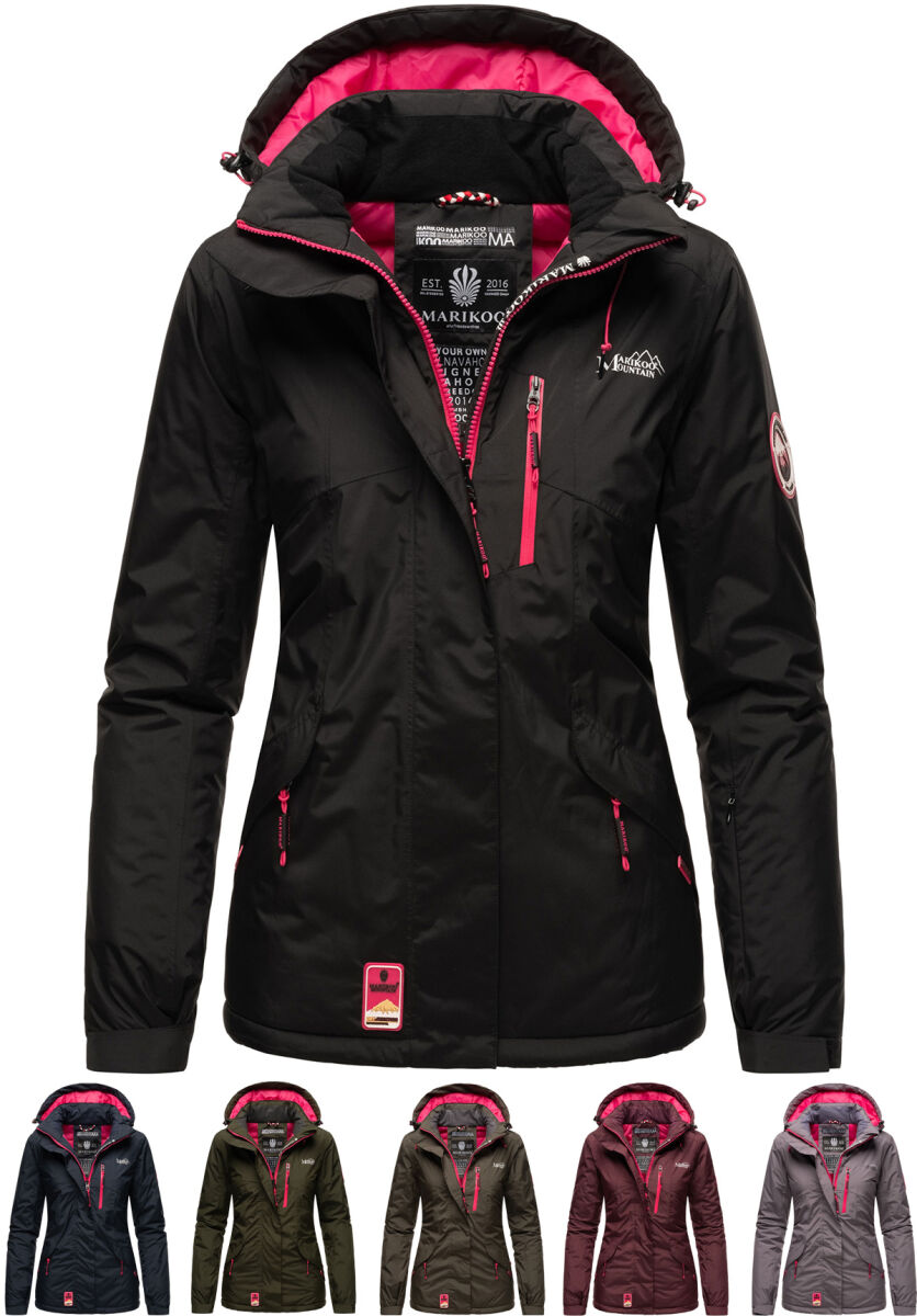 gef, Rabeaa Winter Winterjacke Jacke Damen 99,95 € Marikoo Kapuze Kurz Outdoor