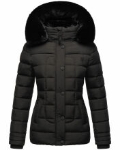Marikoo Qesraa Damen Winterjacke B884 Schwarz Größe XS - Gr. 34