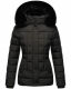Marikoo Qesraa Damen Winterjacke B884 Schwarz Größe XS - Gr. 34