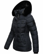 Marikoo Qesraa Damen Winterjacke B884 Navy Größe S - Gr. 36