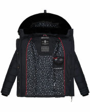 Marikoo Qesraa Damen Winterjacke B884 Navy Größe S - Gr. 36