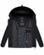 Marikoo Qesraa Damen Winterjacke B884 Navy Größe S - Gr. 36