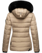 Marikoo Qesraa Damen Winterjacke B884 Taupe Größe XS - Gr. 34