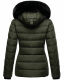 Marikoo Qesraa Damen Winterjacke B884 Olive Größe XS - Gr. 34