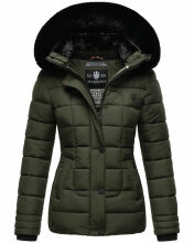 Marikoo Qesraa Damen Winterjacke B884 Olive Größe XXL - Gr. 44