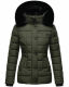 Marikoo Qesraa Damen Winterjacke B884 Olive Größe XXL - Gr. 44
