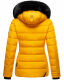 Marikoo Qesraa Damen Winterjacke B884 Gelb Größe XS - Gr. 34