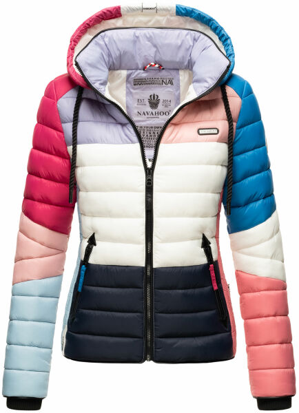 Navahoo Lulana ladies quilted colour blocking design Kulti-Dark1-Gr.XS
