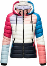 Navahoo Lulana ladies quilted colour blocking design Kulti-Dark1-Gr.XS