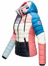 Navahoo Lulana ladies quilted colour blocking design Kulti-Dark1-Gr.XS