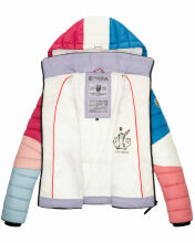 Navahoo Lulana ladies quilted colour blocking design Kulti-Dark1-Gr.XS
