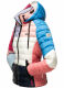 Navahoo Lulana ladies quilted colour blocking design Kulti-Dark1-Gr.XS
