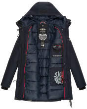 Navahoo Freezestoorm ladies parka winter jacket lined with hood Navy-Gr.XS