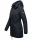 Navahoo Freezestoorm Damen Parka Winterjacke gefüttert mit Kapuze Navy Größe XS - Gr. 34