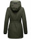 Navahoo Freezestoorm Damen Parka Winterjacke gefüttert mit Kapuze Olive Größe XS - Gr. 34
