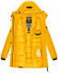 Navahoo Freezestoorm ladies parka winter jacket lined with hood Gelb-Gr.XS