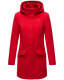 Marikoo Leilaniaa ladies coat trench hooded winter Rot Größe XL - Gr. 42